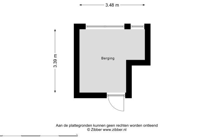 Plattegrond – Oude Bogerd 36 A, Breda