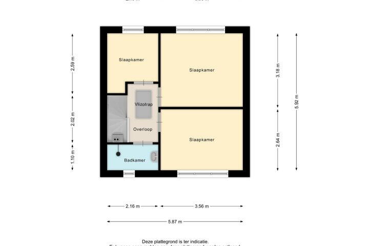 Plattegrond – Oude Dijk 26, Wapserveen
