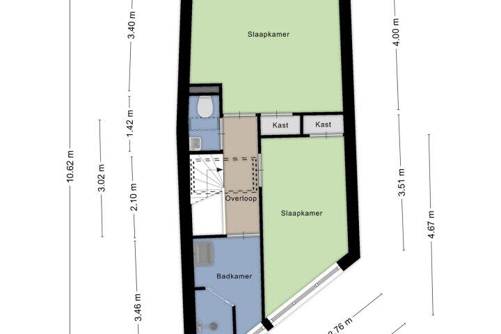 Plattegrond – Oude Klarendalseweg 1, Arnhem