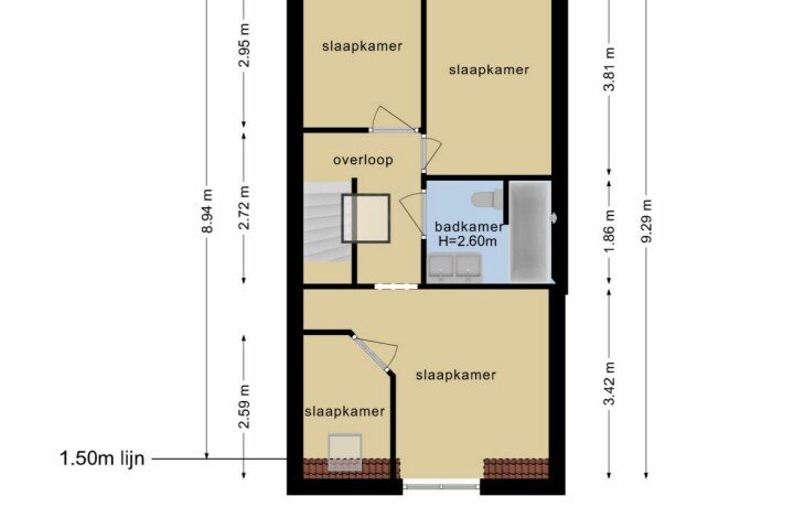 Plattegrond – Oude Nonnendaalseweg 37, Nijmegen