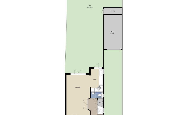 Plattegrond – Ouderkerkerlaan 134, Amstelveen
