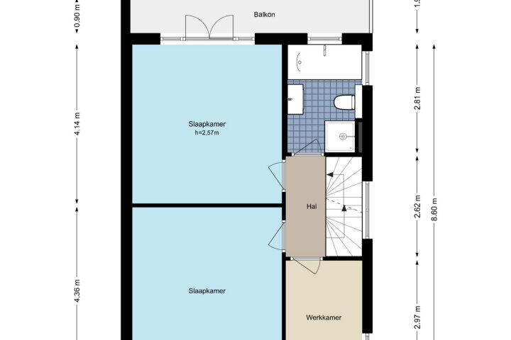 Plattegrond – Ouderkerkerlaan 134, Amstelveen