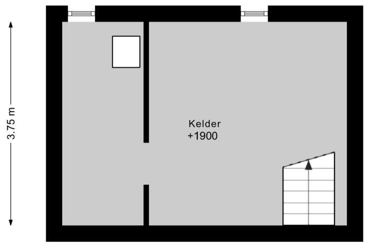 Plattegrond – Oude Schachtstraat 30, Kerkrade