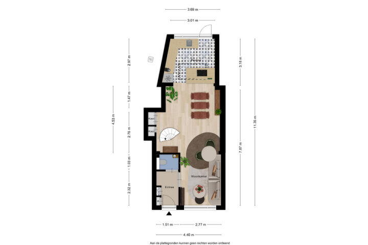 Plattegrond – Oude Terheijdenseweg 82, Breda