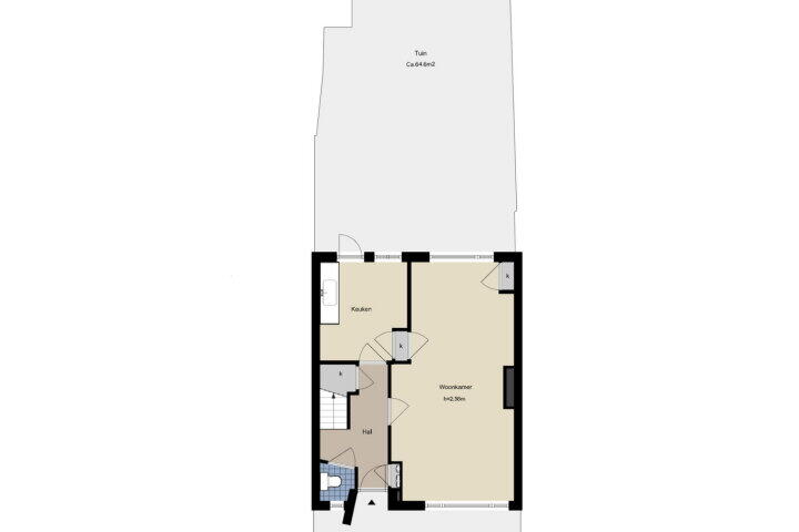 Plattegrond – Oud Mijl 6, Amstelveen