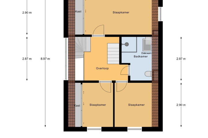 Plattegrond – Overgouw 103, Almere