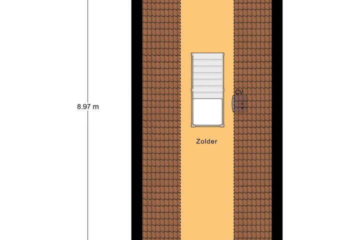 Plattegrond – Overgouw 103, Almere