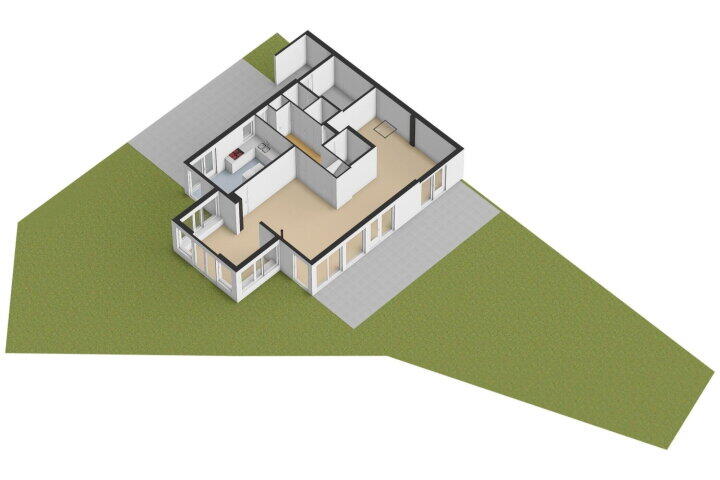 Plattegrond – Overgouw 103, Almere