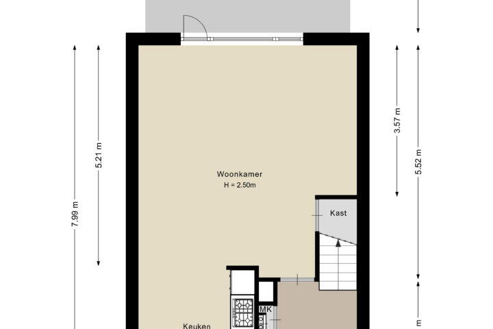 Plattegrond – Overnes 59, Amersfoort