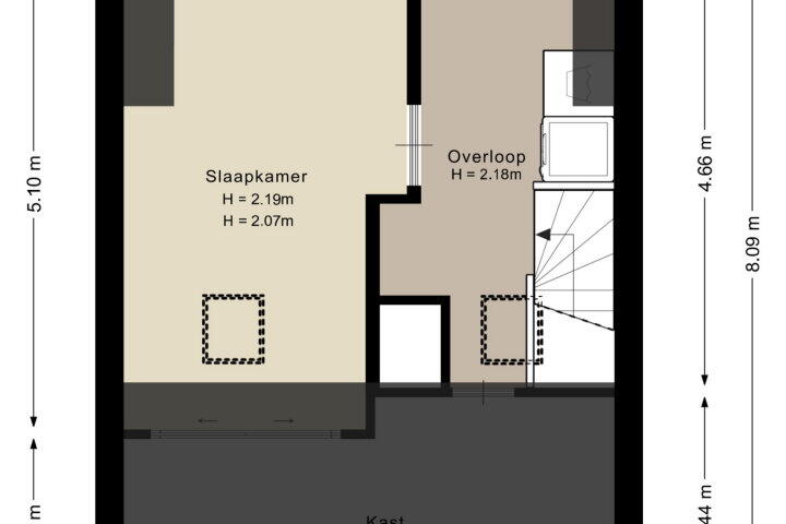 Plattegrond – Overnes 59, Amersfoort