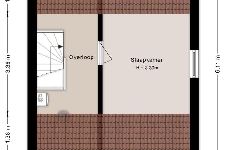 Plattegrond – Paasweide 2, Steenwijk