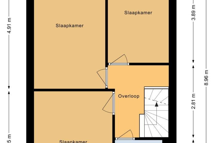 Plattegrond – Paltrokmolen 14, Heerhugowaard
