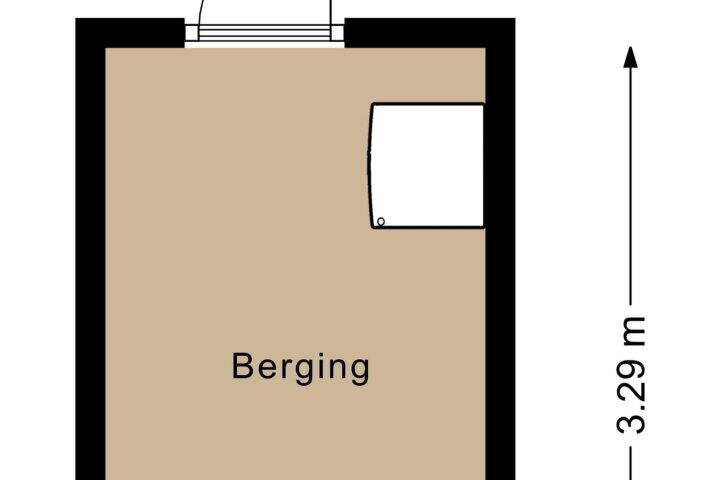 Plattegrond – Paltrokmolen 14, Heerhugowaard
