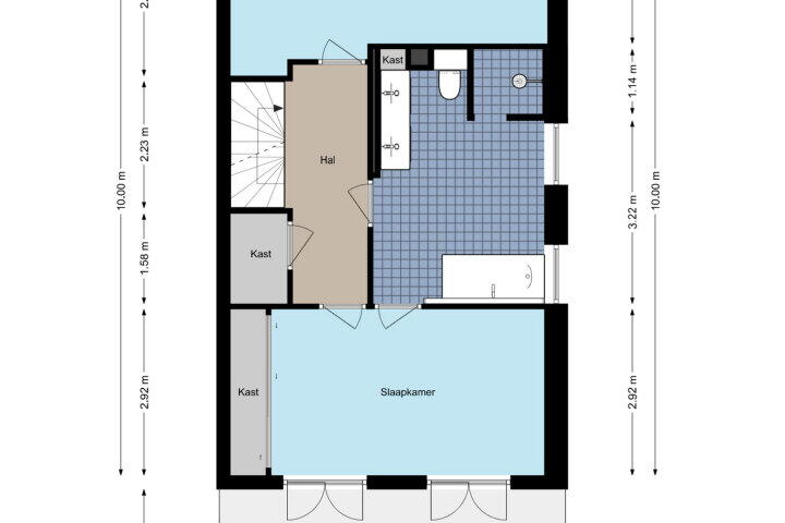 Plattegrond – Pampuszigt 32, Diemen