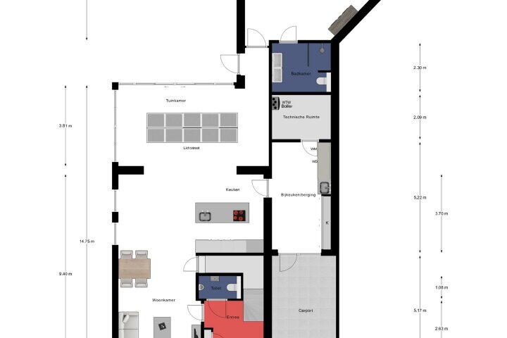 Plattegrond – Panhuys 6, Meijel