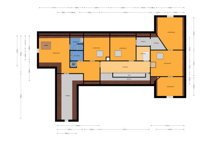 Plattegrond – Pannestraat 259, Lanaken