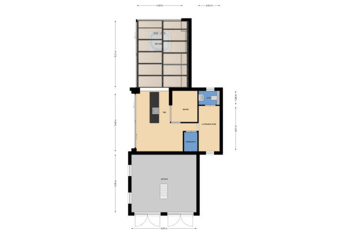Plattegrond – Pannestraat 259, Lanaken