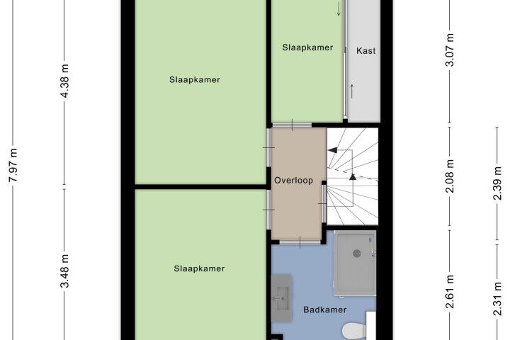 Plattegrond – Papaverweerd 7, Maastricht
