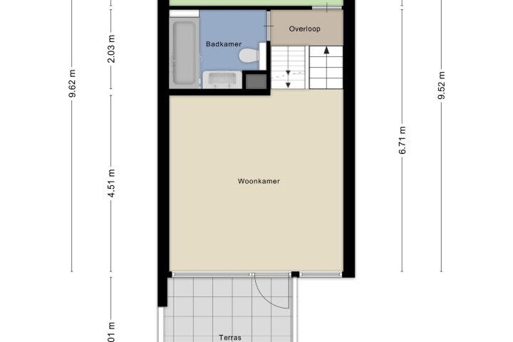 Plattegrond – Pappelhof 30, Roermond