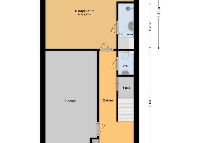 Plattegrond – Parkhof 81, Amsterdam