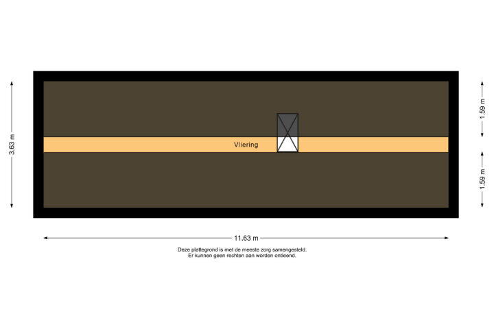 Plattegrond – Parkkamp 37, Havelte