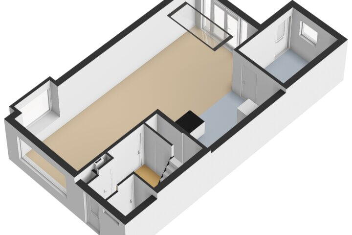 Plattegrond – Parklaan 12, Heerhugowaard
