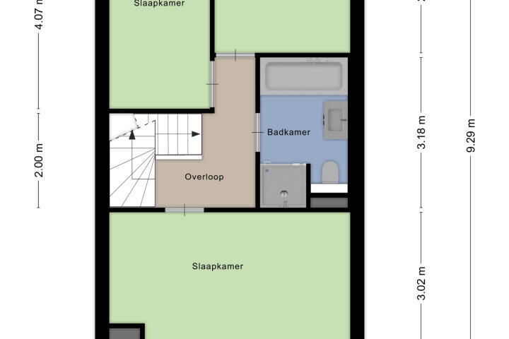Plattegrond – Parklaan 119, Boskoop
