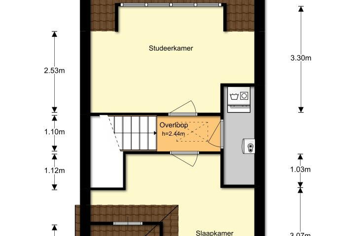 Plattegrond – Parklaan 93, Boskoop