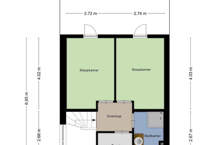 Plattegrond – Parnassialaan 5, Lelystad