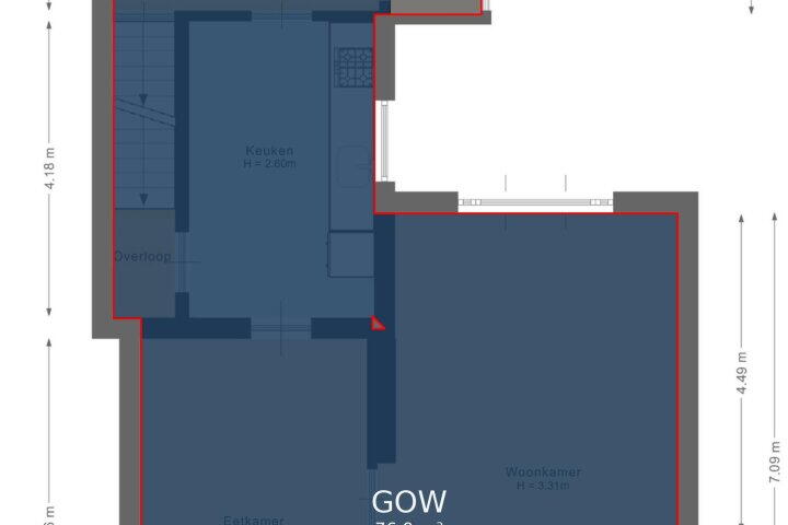 Plattegrond – Passartweg 39, Heerlen