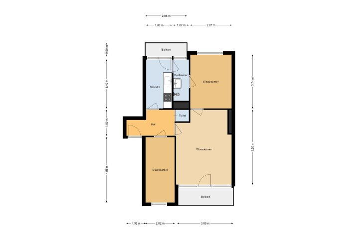 Plattegrond – Pasteurstraat 17, Den Helder