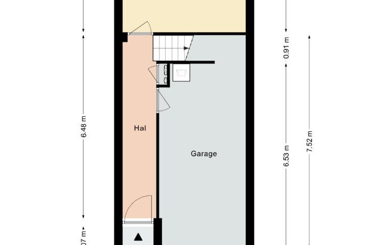 Plattegrond – Pastoor Steinbuschstraat 12, Wijlre