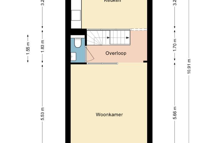 Plattegrond – Pastoor Steinbuschstraat 12, Wijlre