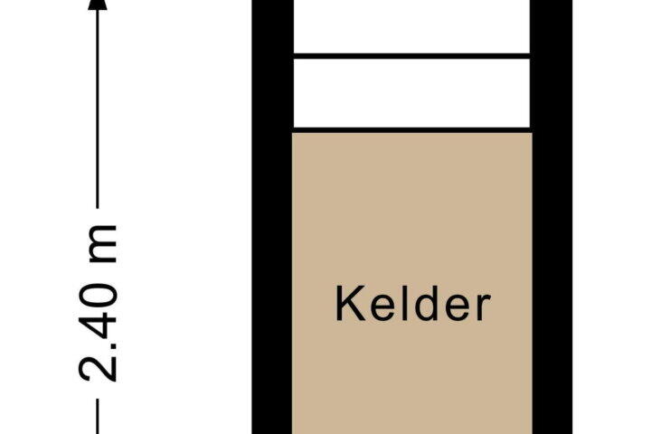 Plattegrond – Pastoor van Haasterstraat 4, Ursem (Gem. Koggenland)