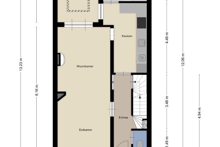 Plattegrond – Pastoor Vonckenstraat 57, Geleen