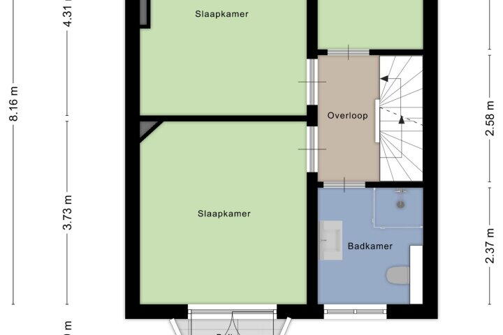 Plattegrond – Pastoor Vonckenstraat 57, Geleen