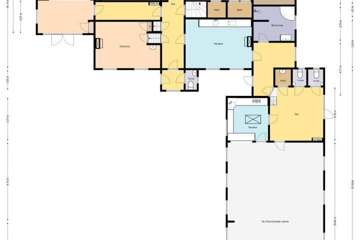 Plattegrond – Pastorielaan 2, Nieuwehorne