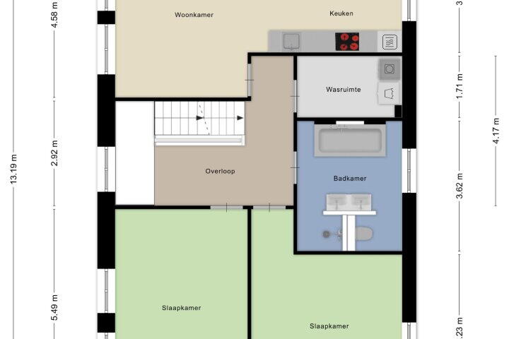 Plattegrond – Pater Smitsstraat 1, Didam