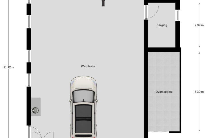 Plattegrond – Patersstraat 19, Evertsoord