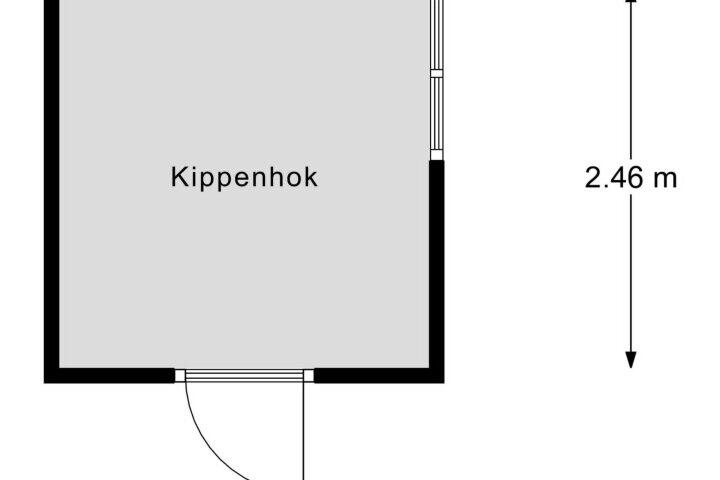 Plattegrond – Patersstraat 19, Evertsoord