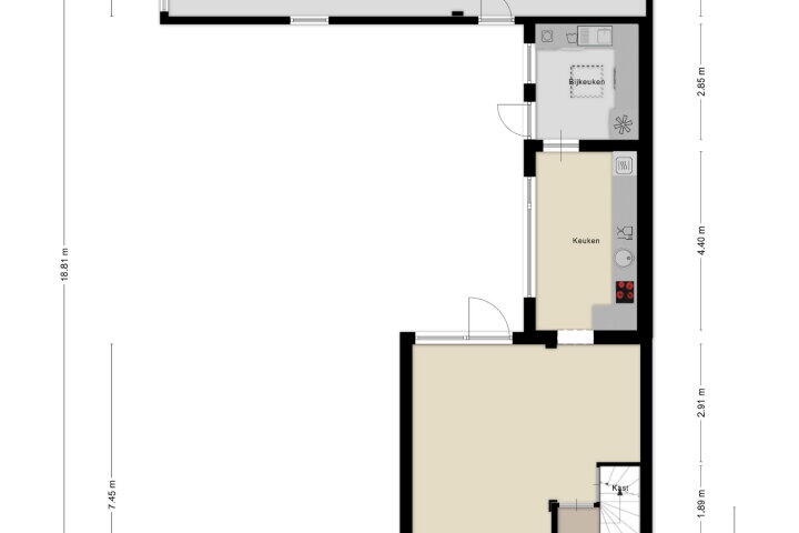 Plattegrond – Patrijsstraat 24, Wijchen