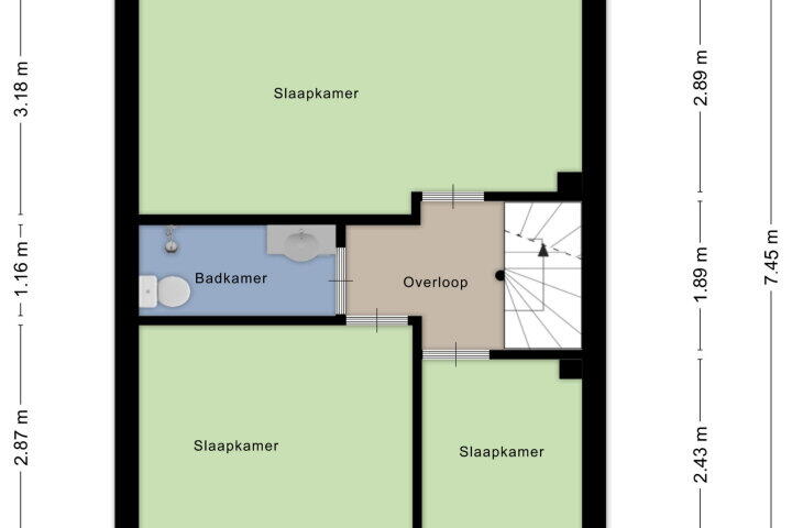 Plattegrond – Patrijsstraat 24, Wijchen