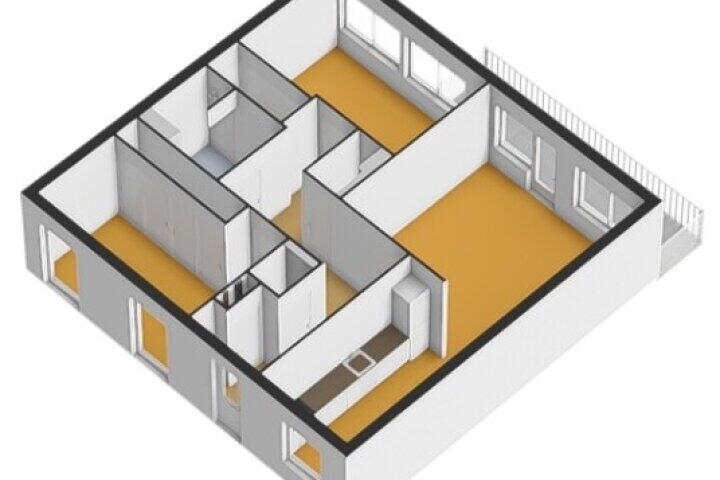 Plattegrond – Paul Kleestraat 98, Almere