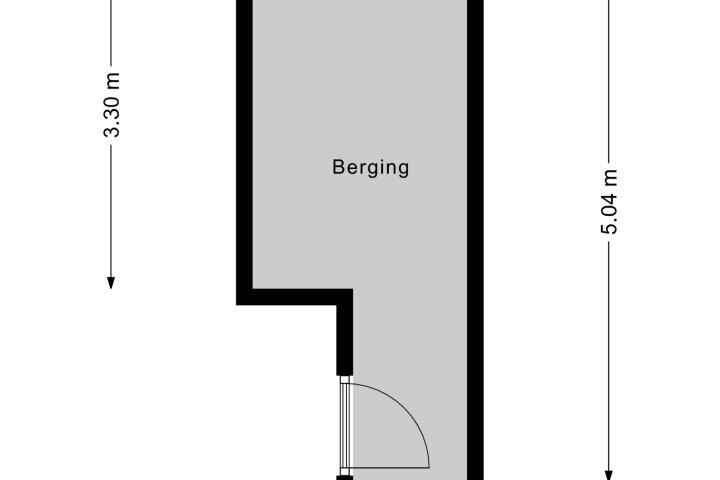Plattegrond – Paul Krugerstraat 20 506, Vlissingen