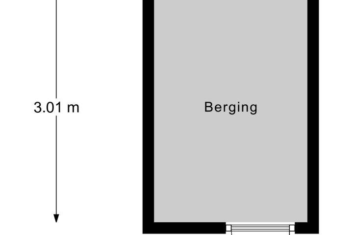 Plattegrond – Paul Krugerstraat 335, Vlissingen