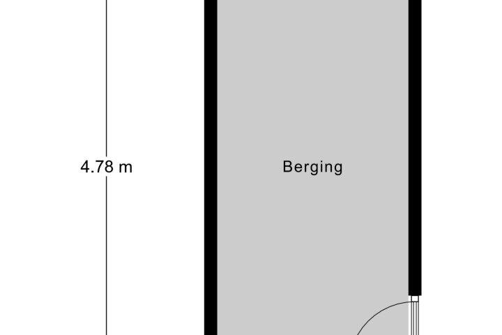 Plattegrond – Paul Krugerstraat 335, Vlissingen