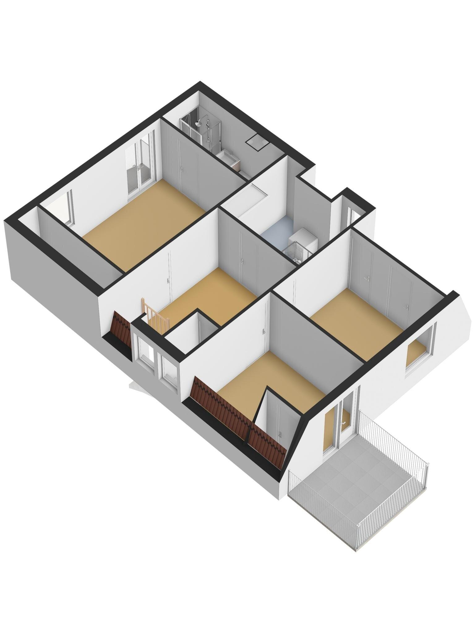 Plattegrond 6 - Paul Krugerstraat 44, Vlissingen