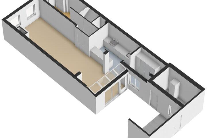 Plattegrond – Paul Krugerstraat 72, Vlissingen