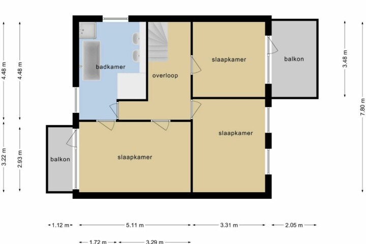 Plattegrond – Pauluslaan 7, Heilig Landstichting