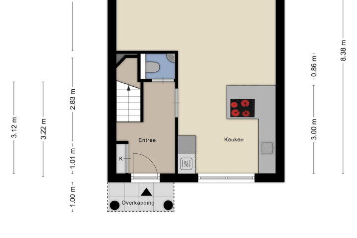 Plattegrond – Pauwoog 100, Zeewolde